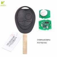 KEYECU Aftermarket Remote Key Fob 2 Button 315/433MHz PCF7931 for Mini Cooper R50 R52 R53 2001 2002 2003 2004 2005