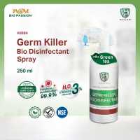 KEEEN Germ Killer Bio Disinfectant 250 ml น้ำยาทำความสะอาดฆ่าเชื้อ 99.99% กำจัดกลิ่น จากสารสกัดธรรมชาติ (กลิ่น Green Tea)