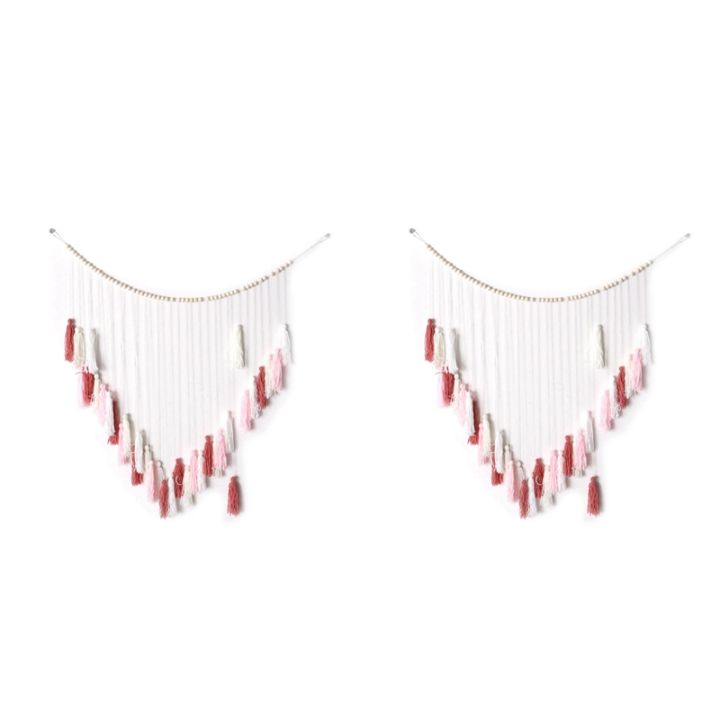 2x-macrame-wall-hanging-macrame-wall-hanging-with-wood-beads-wall-decor-for-bedroom-and-living-room-pink