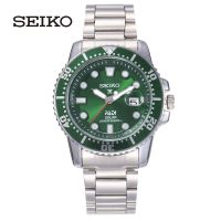 Seiko นาฬิกาข้อมือควอตซ์แฟชั่นสายแบตเตอรี่หรูหราสําหรับบุรุษ