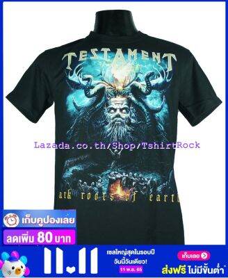 เสื้อวง TESTAMENT เสื้อยืดวงดนตรีร็อค เมทัล เสื้อร็อค  TTT1556 ส่งจาก กทม.