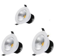 【✱2023 HOT✱】 sdis shop สว่างจ้าปรับแสงได้ไฟดาวน์ไลท์ Led คอปสปอตไลท์5W 7W 10W 12W Led Spot ถอยหลอดไฟในร่ม