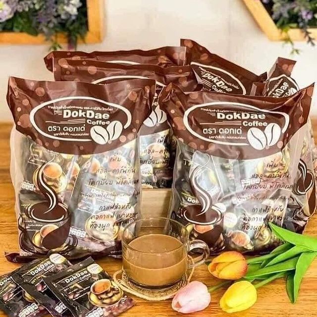 พร้อมส่ง-ถูก-ของแท้ดอกเด่กาแฟ-ลดน้ำหนัก-1ห่อ25-ซอง-ของแท้