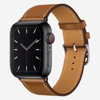 hnfymyi Leather Watch Strap for Apple Watch Band 8 Ultra 7 6 SE 5 4 3 2 44MM 42 40MM Watchband Bracelet 42MM 38MM for Iwatch Series 49mm