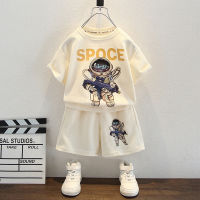 Boys Summer Suit Handsome Fashionable Baby Short Sleeve Clothes 2023 New Childrens Summer Clothes Tide Boys Summer