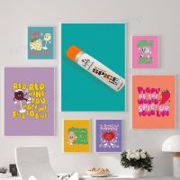 Stay Trendy Retro โปสเตอร์การ์ตูน Spice Girl Body Spray Art ภาพวาดผ้าใบ Nordic Kitchen Decor