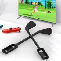 free shipping Nintendo Switch Golf Clubs Joy-Con Controller for Mario Golf Games Accessories Real Hitting Touch Wrist Strap Controllers