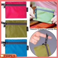 FZIPUA 2pcs มี3สี เครื่องมือเก็บซิป กระเป๋าพกพากระเป๋า กระเป๋าเครื่องสำอางเดินทาง กระเป๋าเป้สะพายหลังกันฝน กระเป๋าว่ายน้ำกันน้ำ ออแกไนเซอร์กลางแจ้ง