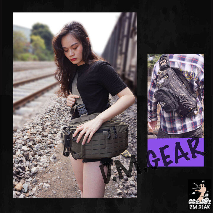 IDOGEAR Tactical Sling Bag Belt bag Satchel MOLLE Military Waist