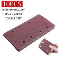 【LZ】☢▨  10Pcs Sanding Pad Sanding Paper Hook and Loop Sanding Paper Punched Sheets Abrasive Sandpaper 8 Holes 40-400 Grit For 1/3 Sander