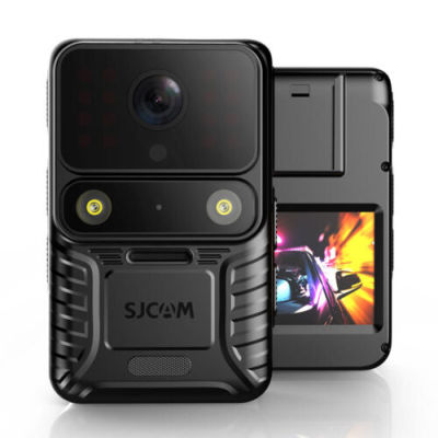 SJCAM A50 4K 1080P กล้องติดตัวตำรวจ Police Body Camera ถ่ายภาพในที่มืด Night Vision Laser Positioning Action Camera + Extra Battery
