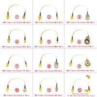 SMA Female Jack Nut To SMA N TNC BNC UHF MCX MMCX TS9 CRC9 Straight Pigtail Cable RG316 For WIFI Wireless 3G 4G Modem NEW