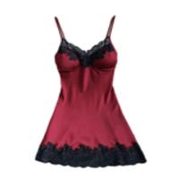 [COD] Wholesale and foreign trade new products ladies deep V sexy temptation lingerie suspenders nightdress