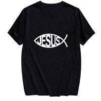 CLOOCL Jesus Cotton T-shirt Fashion s Summer Fishing Short Sleeve Harajuku Funny T-shirt Men Casual Tee Drop Shipping XS-4XL-5XL-6XL