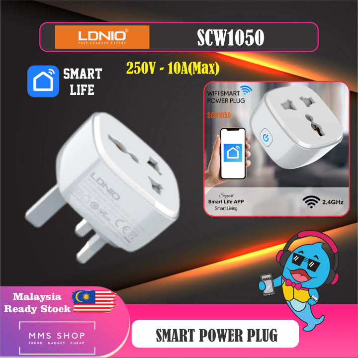 SmartLife Smart Plug, Wi-Fi, 2500 W