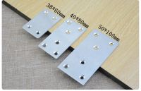 4pcs stainless steel corner code connector board plane connection code flat plate table chair flat Angle code word fixed piece