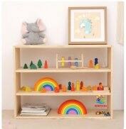 Kệ Đồ Chơi Gỗ Cho Bé , Kệ Ô Vuông, Kệ Mầm Non, Kệ Montessori