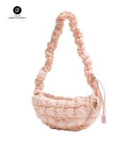 PLOVERจัดส่งฟรี สินค้าพร้อมส่งcarlyn กระเป๋า soft bag female cal lightweight กระเป๋าโฮโบ กระเป๋าทรงก้อนเมฆ แนวเกาหลี ที่ห้อยกระเป๋า แถมฟรี