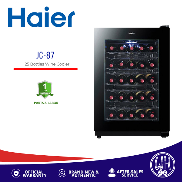 haier 25 bottle wine cooler