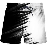 3D Printing Fashion Man กางเกงขาสั้นกีฬาชายหาด กางเกงขายาวท่อง กางเกงขายาวบาสเกตบอลฤดูร้อน สไตล์ถนนยุโรป