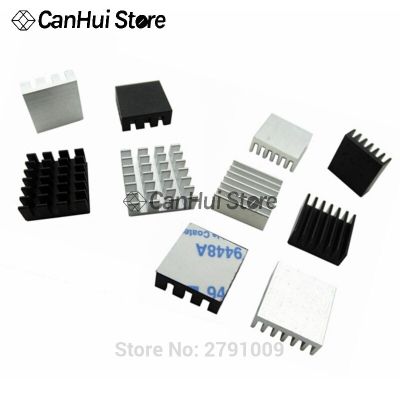 Aluminum Heatsink Radiator 14*14*6 Heat Sink Cooling For Electronic Chip IC 3D printer Raspberry PI With Thermal Conductive Tape Adhesives Tape