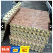 Thảm xốp gỗ 1 bộ 6 miếng 60x60x1cm - Xốp vân gỗ lót nền trải sàn