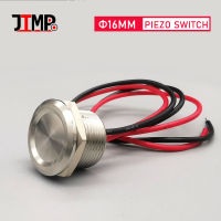 16MM Stainless Steel piezo Touch on/off  Switches  Waterproof IP68 Normal Open with 30cm wire