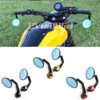 ❆ 2pcs Universal 7/8 quot; Round Bar End Rear Mirrors Moto Motorcycle Motorbike Scooters Rearview Mirror Side View Mirrors