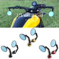 2pcs Universal 7/8 quot; Round Bar End Rear Mirrors Moto Motorcycle Motorbike Scooters Rearview Mirror Side View Mirrors