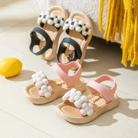 Summer Childrens Sandals Casual Girls Sandals Flowers Prints Flat Solid Soft Breathable NON-SLIP Baby Sandals Open Toe Sandals