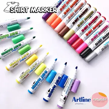 Artline Fabric Marker-White