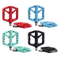 NEW Bicycle Pedals Bike Ultralight Seal Bearings Cycling Nylon Road bmx Mtb Pedals Flat Platform Bicycle Parts Accessories