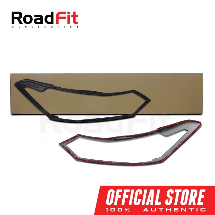 Toyota Vios 2014 Matte Black Headlight Cover, 2 Pcs/Set PNVOS1301B