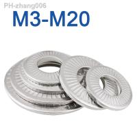 2/ 5/ 10/20/ 50pcs M3 M4 M5 M6 M8 M10 M12 M16 M20 304 Stainless Steel Locking Washer Printing Oblique Lock Washers