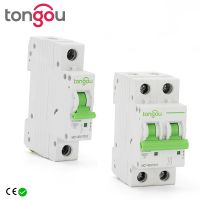 Curve B 1P 2P 1A 6A 10A 16A 20A 25A 32A 40A 50A 63A Miniature Circuit Breaker 6KA 110V/220V/400V 50/60HZ Type B MCB TOMC7-63