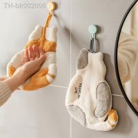 ◐✱㍿ Cute Cat Hand Towel Bathroom Soft Fleece Hand Face Hair Towel Absorbent Microfiber Quick Dry Towel Adult Kid Cartoon Cat Towels