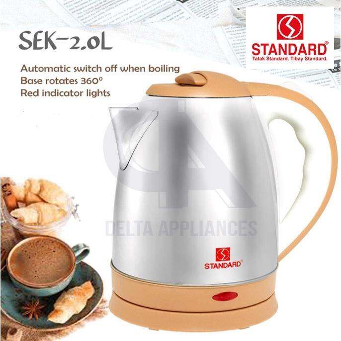 Standard Electric Kettle (Stainless) SEK 2.0L Original Standard Electric Kettle 2.0L Electric