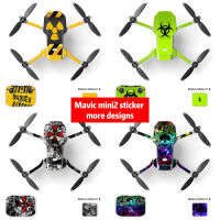 สำหรับ DJI Mavic Mini 2ผิวสติกเกอร์พีวีซีป้องกันสำหรับ DJI Mavic Mini 2สติ๊กเกอร์สำหรับ DJI Mavic Mini 2สติกเกอร์ผิว