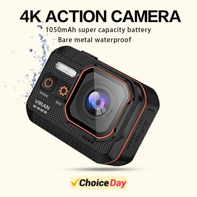 CERASTES Action Camera 4K60FPS With Remote Control Screen Waterproof Sport Camera drive recorder Sports Camera Helmet Action Cam