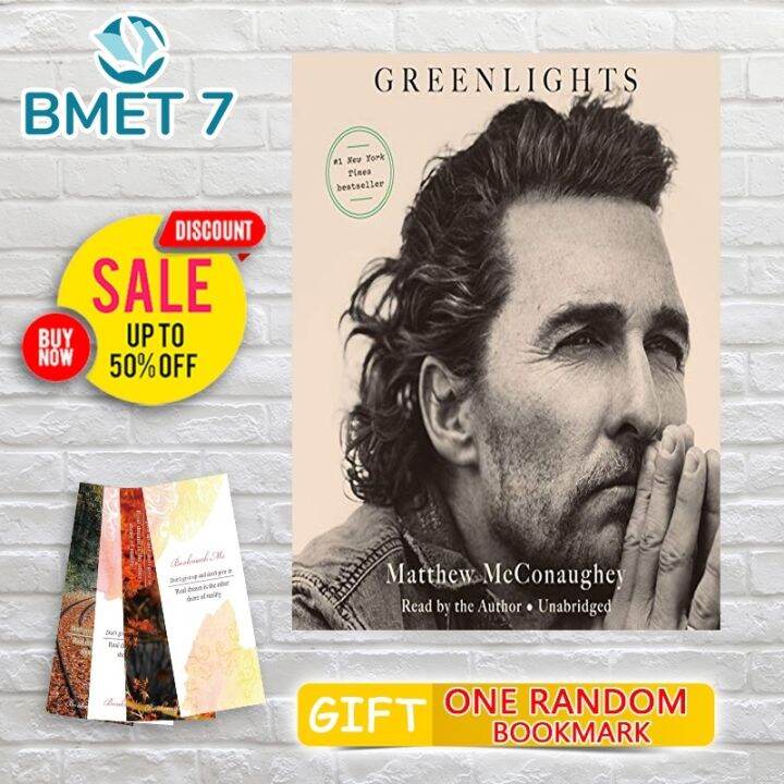 [Original] Greenlights by Matthew McConaughey Book Paper in English for