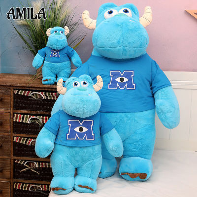 AMILA Monsters University ซัลลิแวนตาโตตุ๊กตาหนานุ่มฟ้ามีขนดกตุ๊กตาสัตว์ประหลาดของขวัญน่ารัก