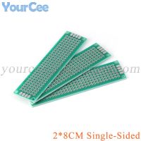 5PCS/Lot 2*8CM Single Sided Copper Prototype PCB DIY Universal Printed Circuit Board 2x8cm Breadboard Plate 20*80mm