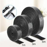 135M Roll Nylon Cable Ties Manager Winder Cable Clip Ties Self Adhesive Velcro Strap Ribbon Wire Strap Office Desktop winder cable Management Magic tape DIY Accessories