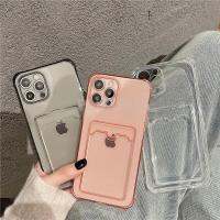 เคสใส 3 in1สำหรับ OPPO F12 Pro A9 2020 A5 2020 A3s A5s A5 A7 A15 A16 A16e A16k A36 A76 A53 A54 A74 A94 A95 Realme C11 C21 C21y C25 C35 Narzo50i Reno 5 Lite 6 6Z 7 7Z F19 F19S เคสกันกระแทก เคสใส่บัตรได้