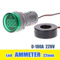 โปรโมชั่น++ แอมป์มิเตอร์วัดกระแสไฟฟ้า Ammeter led Lamp 22mm 0-100A ราคาถูก เครื่องวัดไฟฟ้า เครื่องวัดกระแสไฟฟ้า ไฟฟ้า  เครื่องมือช่าง