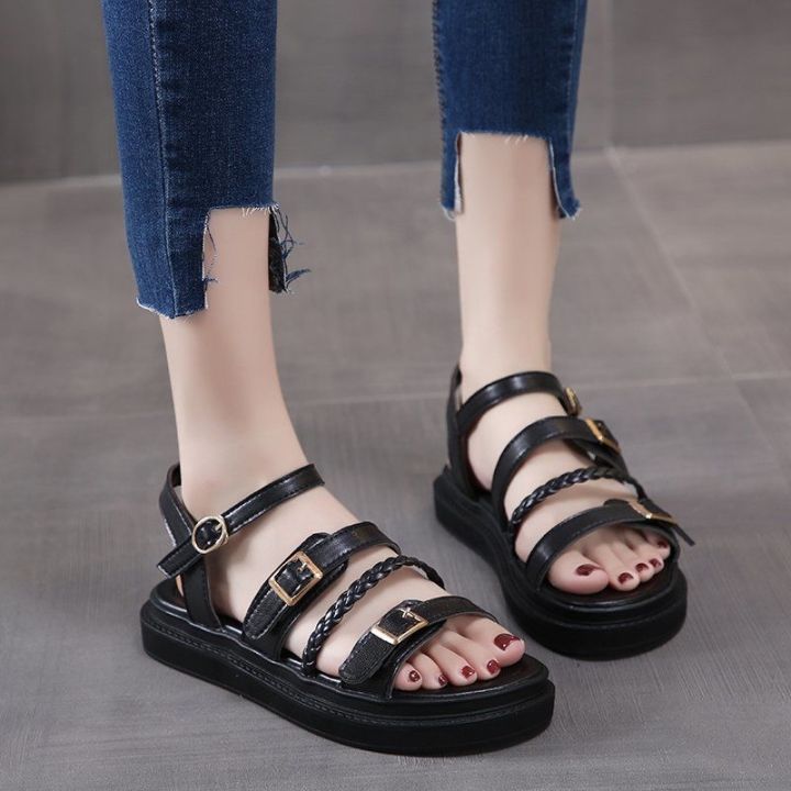 ขายดีที่สุด-ioztt2023-new-brand-sandals-non-slip-2021-flat-slippers-platform-female-garden-shoes-hot-sale-footwear-cheap