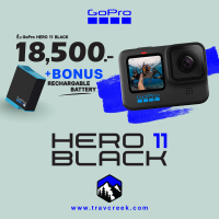 ✅? แถมฟรี⏰ ซื้อกล้อง ❗❗ GOPRO? HERO11 BLACK ?แถมฟรี? Rechargeable Battery?