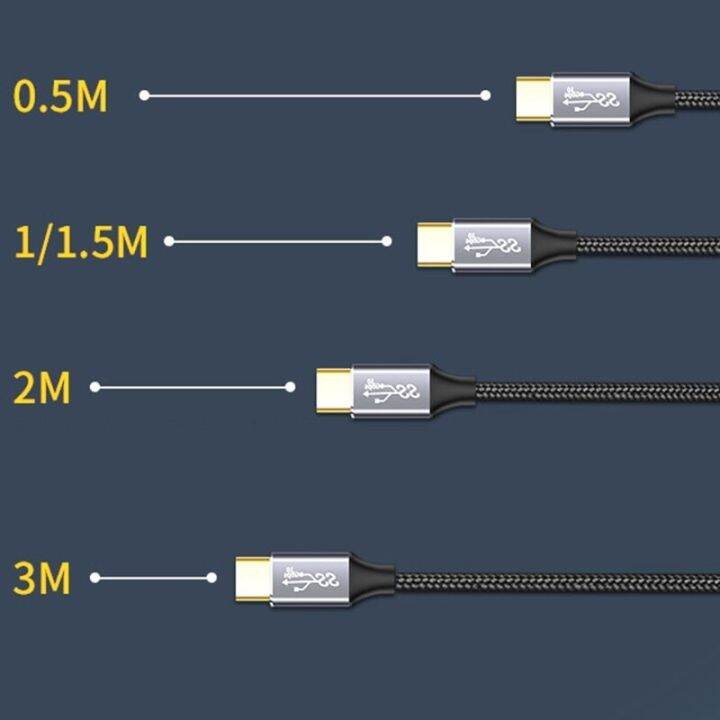 pd-100w-usb-c-ตัวผู้ไปยังสายข้อมูลชนิด-c-มุมข้อมูลสายเคเบิลตัวผู้ขวา