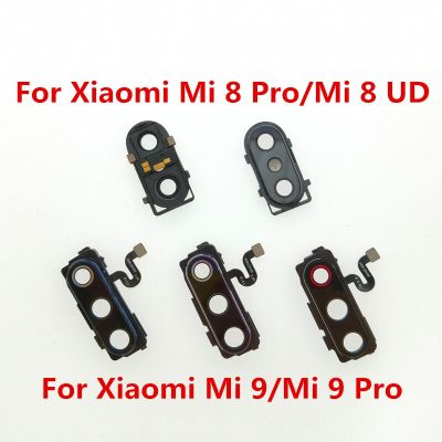 เหมาะสำหรับ Xiaomi Mi8กล้องหลัง UD Mi 8 UD Mi 9 T Pro กระจกพร้อมกรอบโมดูลแฟลชเลเซอร์เฟล็กซ์โฟกัสหลัก