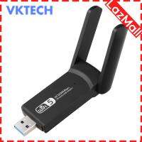 【Innovative】 【New-store】 RTL8812 Wireless Dual Band 2.4G 5.8G WiFi Ethernet Adapter การ์ดเครือข่ายพร้อมเสาอากาศคู่ USB3.0สำหรับ PC Computer